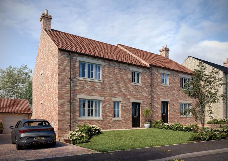 Feature image Plots 3 and 4 of Wyville Green, Slingsby housing development by Warrington Homes