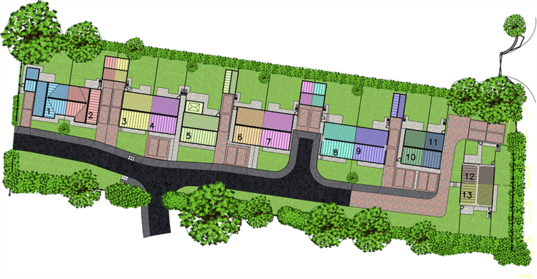 Site Plan of Mowbray Green development