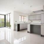 The kitchen of plot 22 at The View development by Dan Warrington Homes